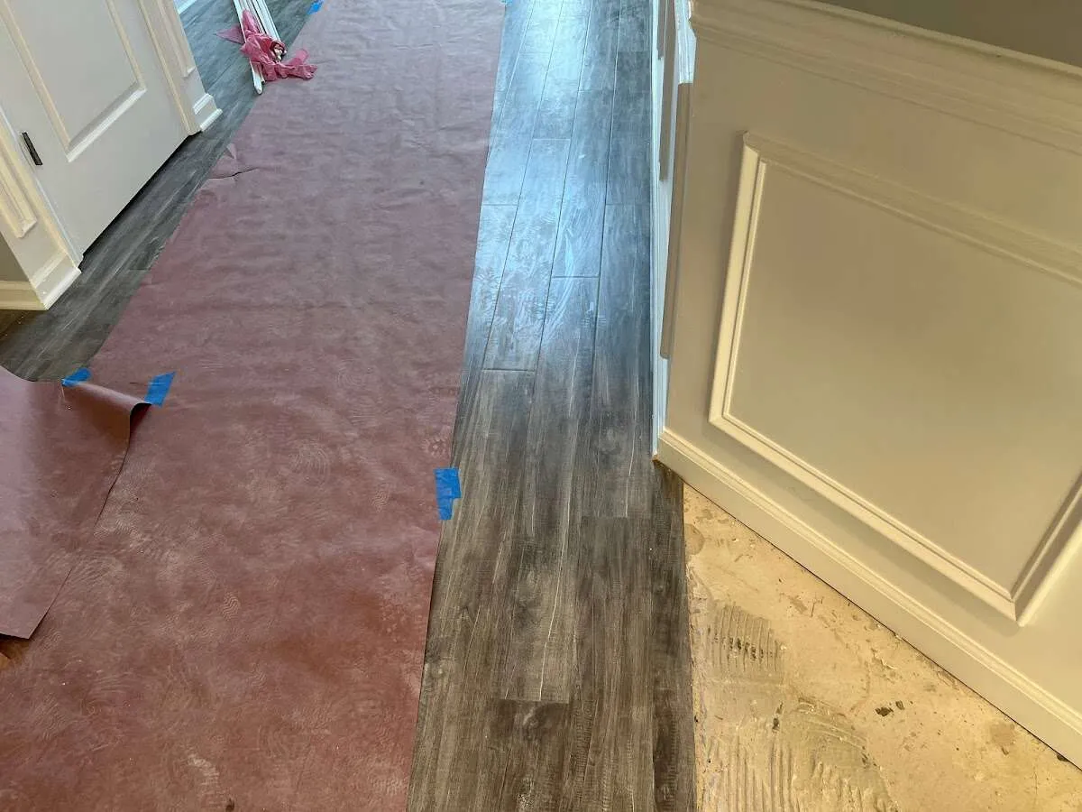 Completed marble shower restoration in Argentine